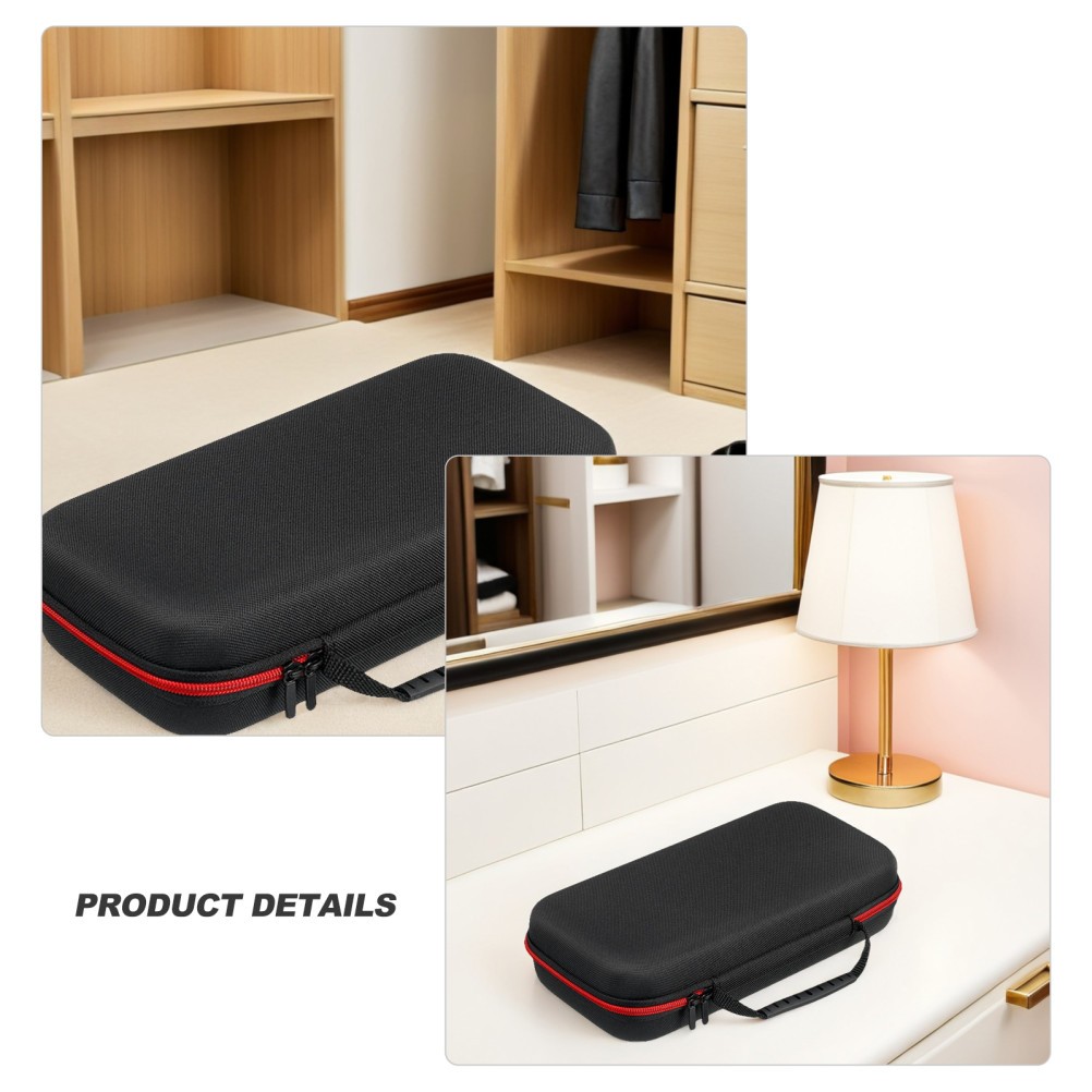3 Pcs Travel Microphone Storage Box Case for Storing Microphones Eva