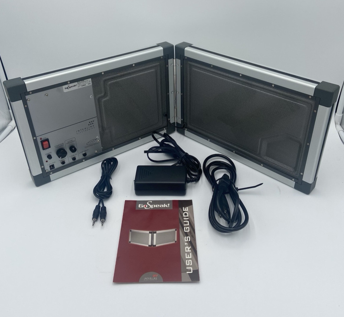 Speaker Portable Ultra Voice Amplification System GoSpeak VP3300 40Watt Case Inc