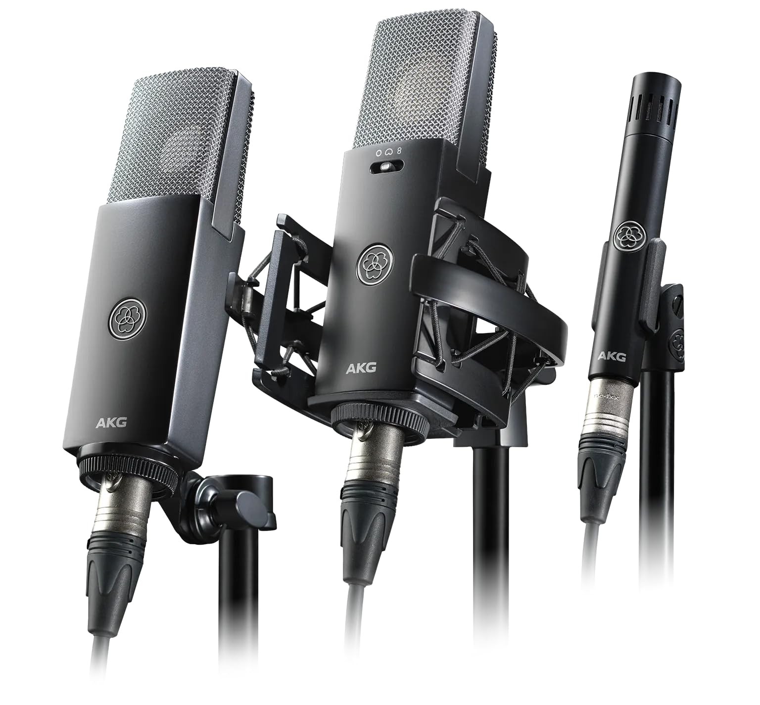 AKG C104 Professional Large Diaphragm Cardioid Condenser Microphone, XLR Studio