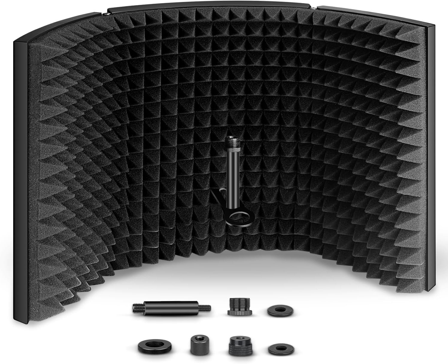 Aokeo Professional Microphone Isolation Shield Studio Recording for Condenser