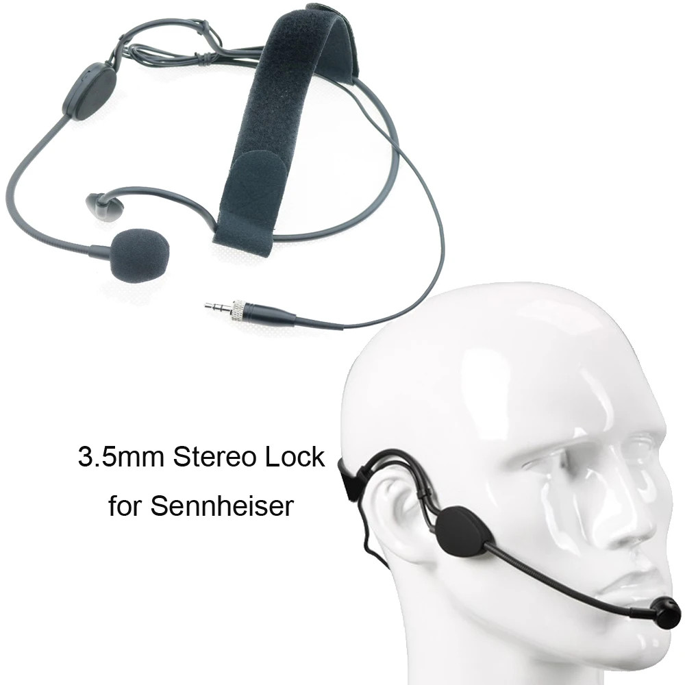 Pro Cardioid ME3 Big Headwear Microphone for Sennheiser EW G2 G3 G4 XS AVX