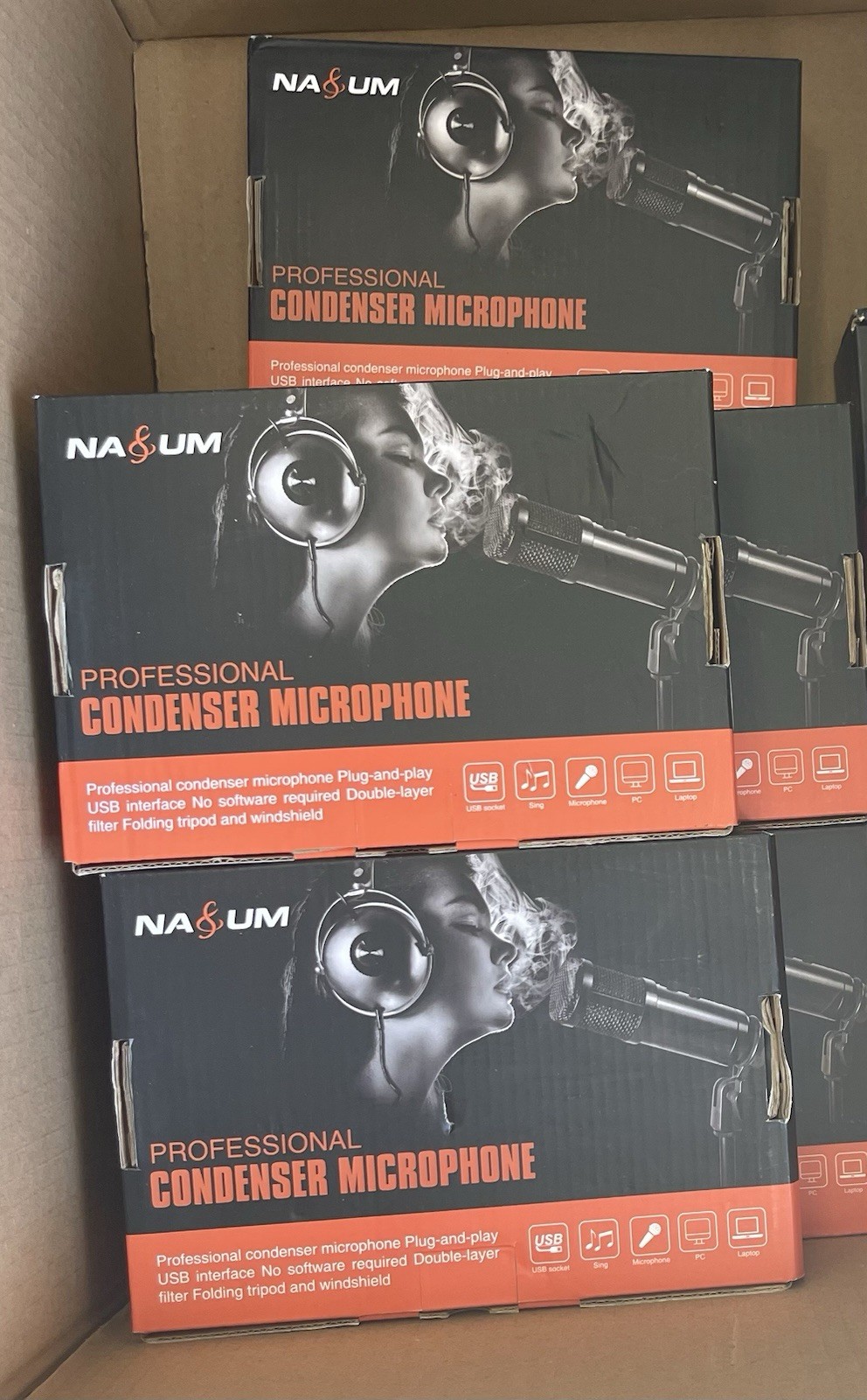NA & UM NASUM Professional Condenser Microphone USB Interface