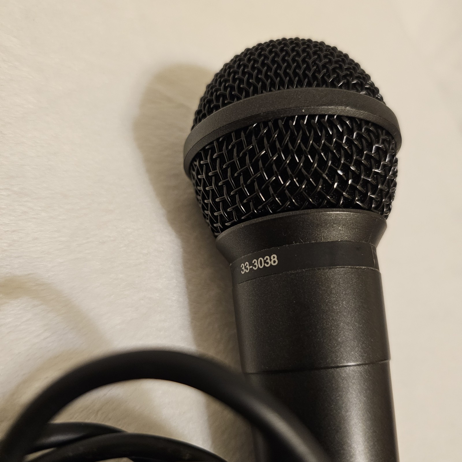 Radio Shack Unidirectional Dynamic Wired Microphone 33-3038 UNTESTED