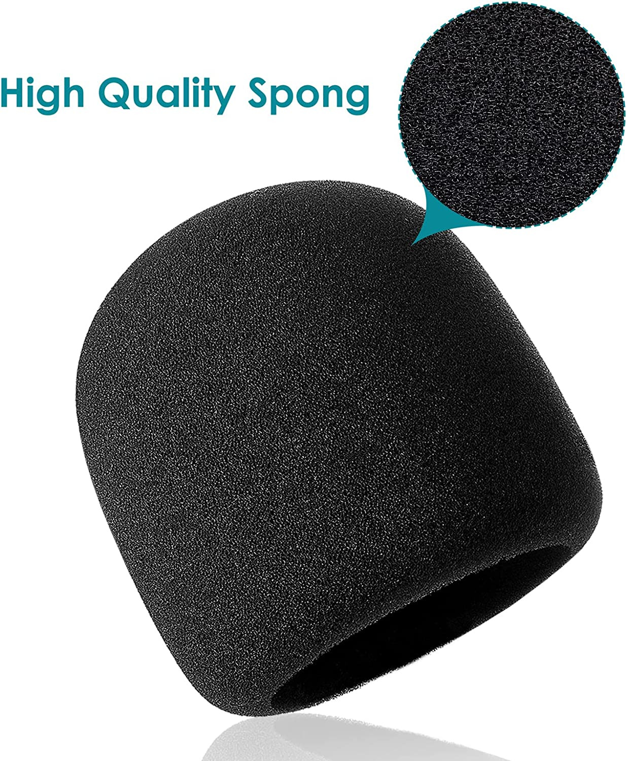 Foam Windscreen for Blue Yeti, Yeti Pro, MXL, Audio Technica and Other Large …