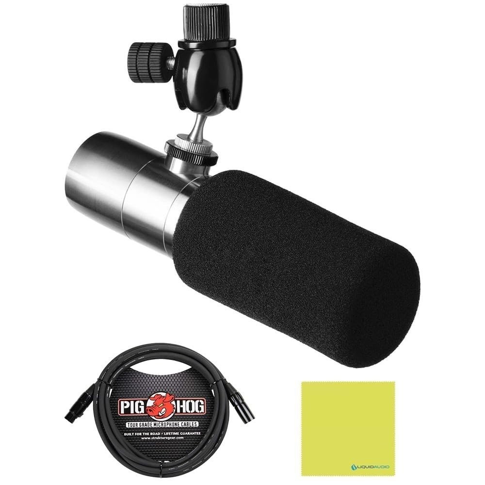 Liquid Audio Earthworks ETHOS Streaming & Broadcasting Microphone Silver…