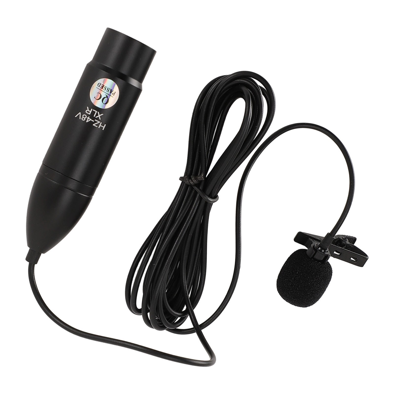Lavalier Microphone 48V Power Omni Directional Noise Reduction 3 Pin XLR