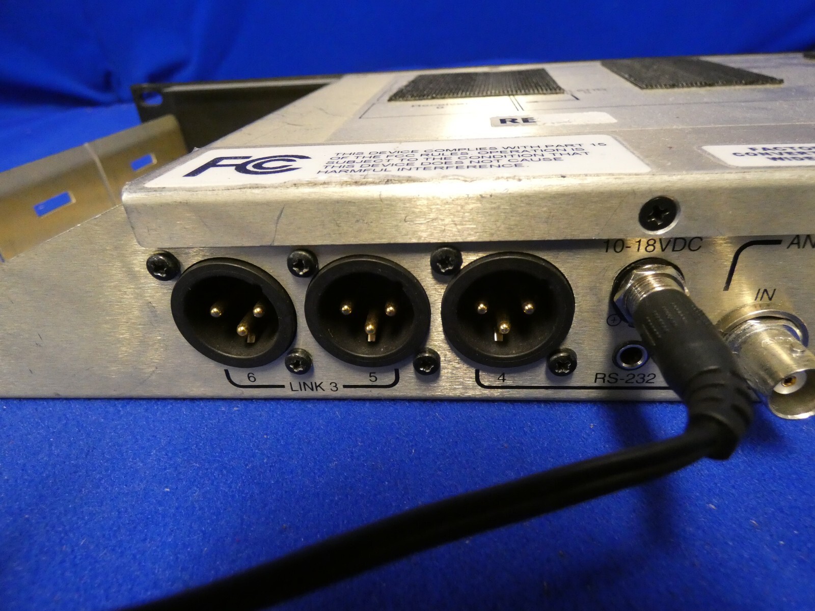 Lectrosonics VRMWBL Venue Modular Receiver Wideband Lo Blk 470-26 NO Modules