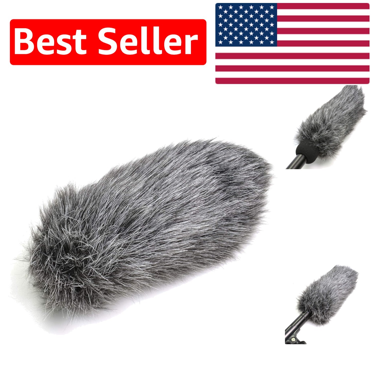 Furry Microphone DeadCat Windscreen – Ideal for Rode VideoMic and Shotgun Mics