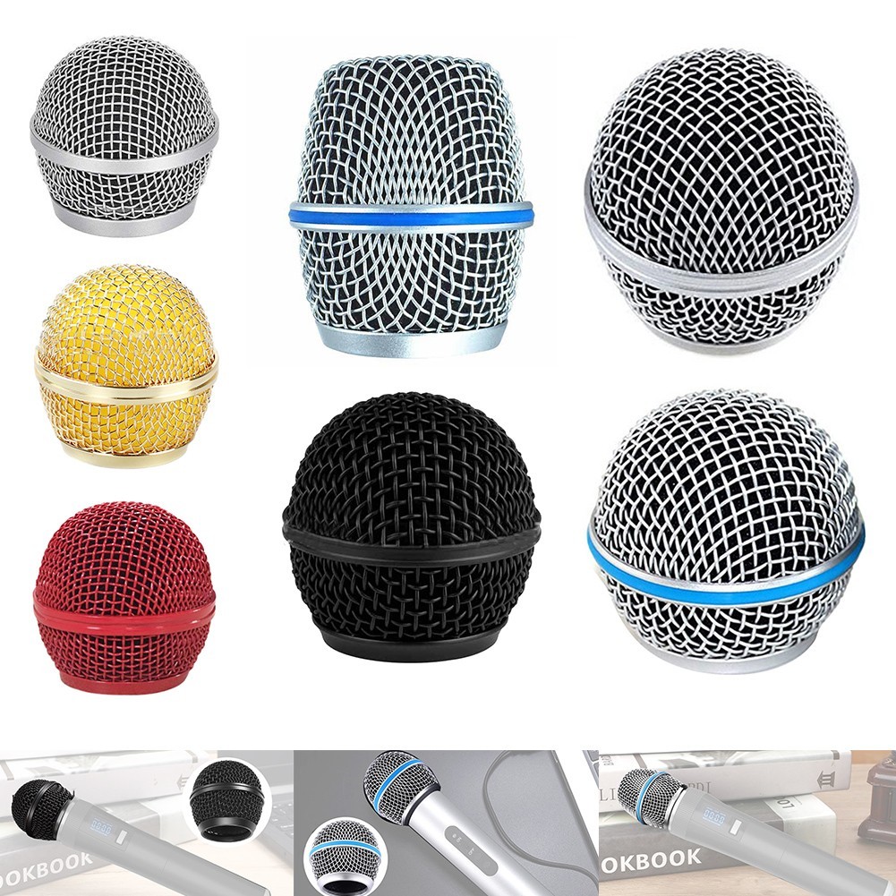 1 Pcs High-Quality Steel Replacement Mesh Head For 58 Microph For Shure Beta New