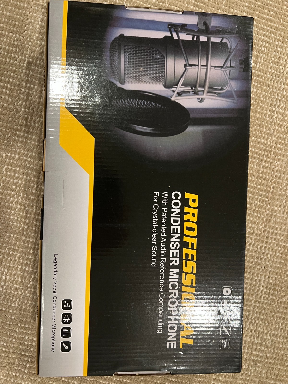 Professional Condenser Microphone Gold Bundle One Pack ALPOWL BM800TZ
