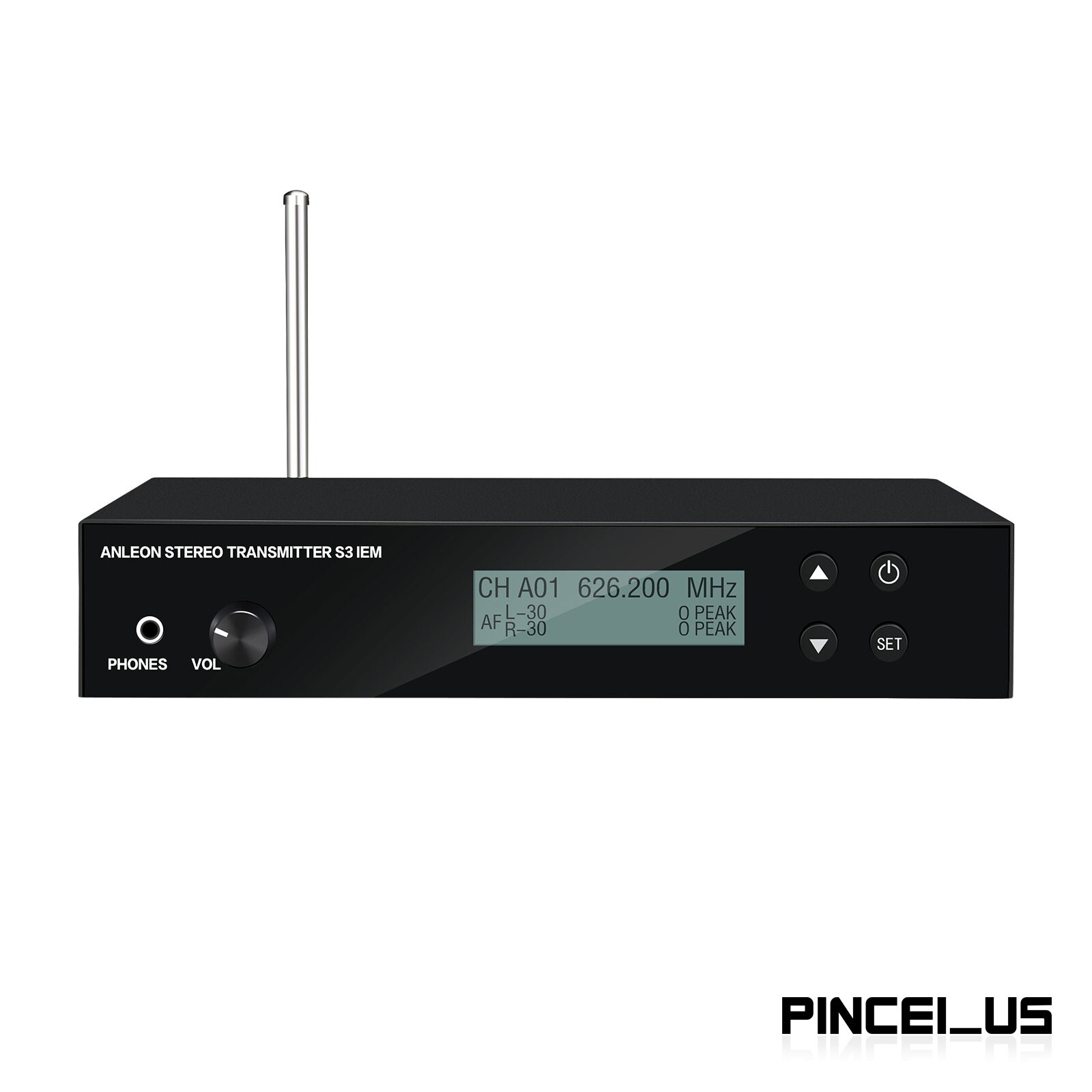 ANLEON S3 626-662MHz Wireless In-Ear Monitor System Stereo Transmitter Receiver