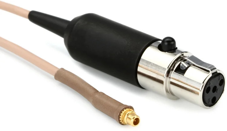Countryman E6 Earset Cable – 2mm Diameter with TA4F Connector for Shure