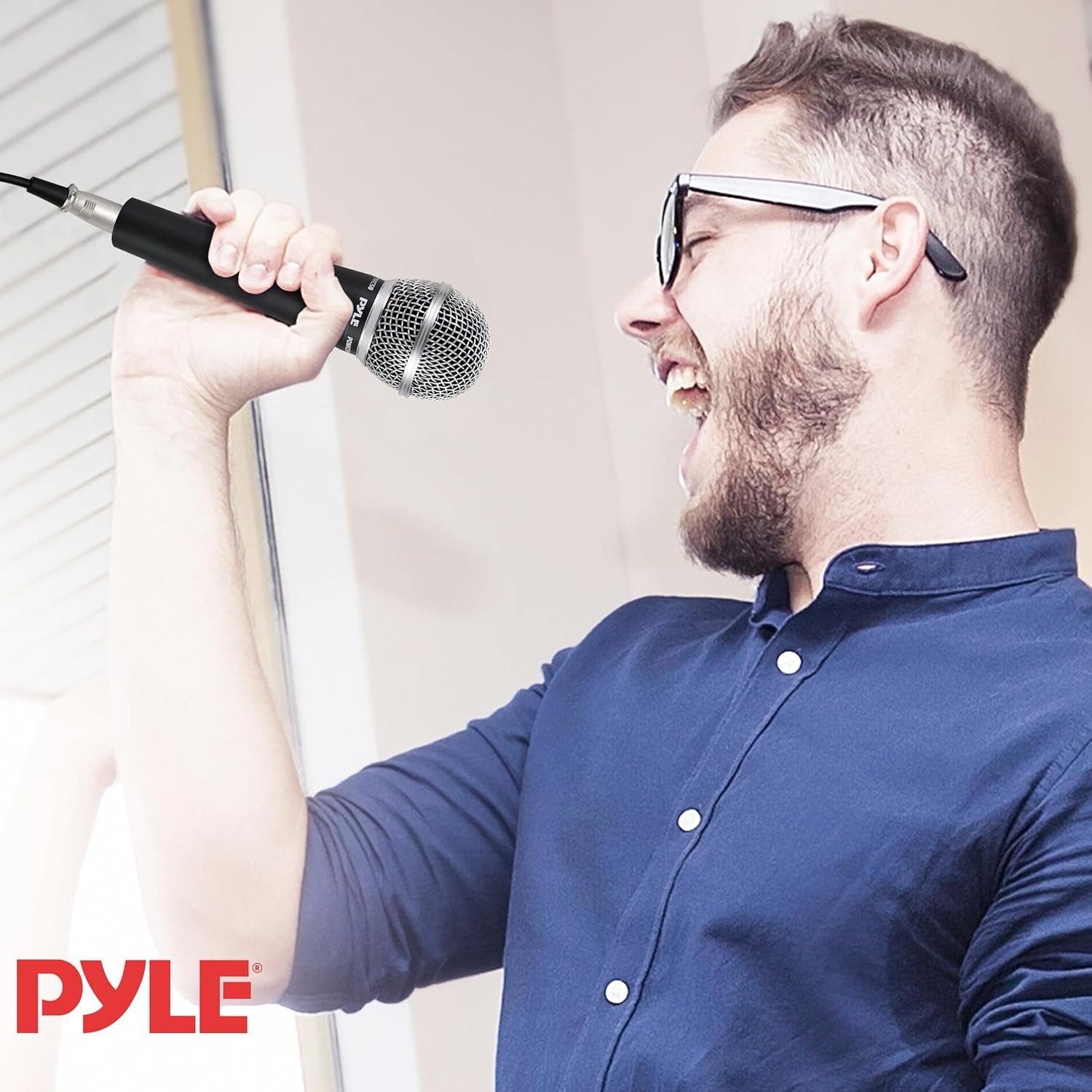 Pyle Professional Dynamic Microphone 2-Pack Unidirectional Handheld Mic