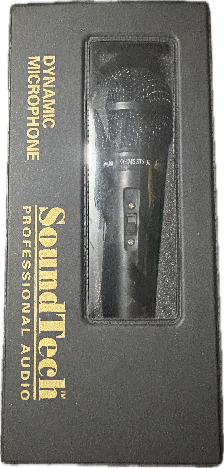 SoundTech Professional Audio Dynamic Microphone OHMS STS-30 With 10ft Cable