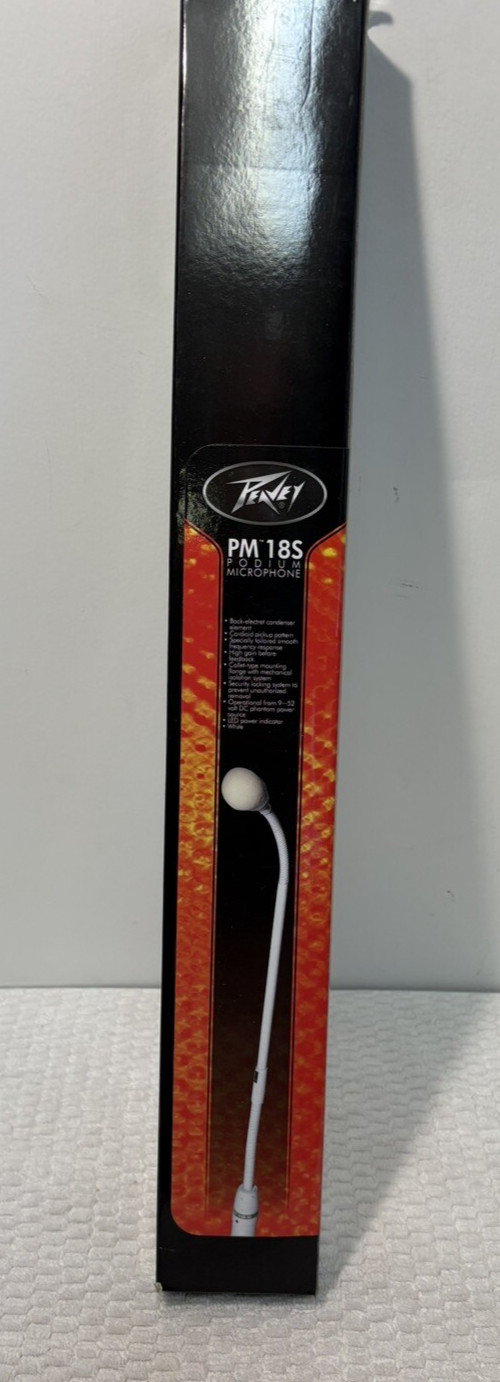 Peavey PM18S-White-Podium Microphone-New