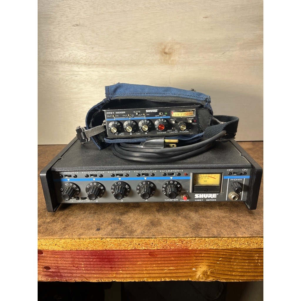 Shure M267 Series Rack Mixer & FP31 Portable Field Mixer Bundle