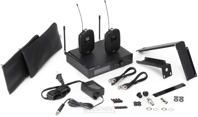 Shure SLXD14D+ Dual Wireless Bodypack System – G57 Band