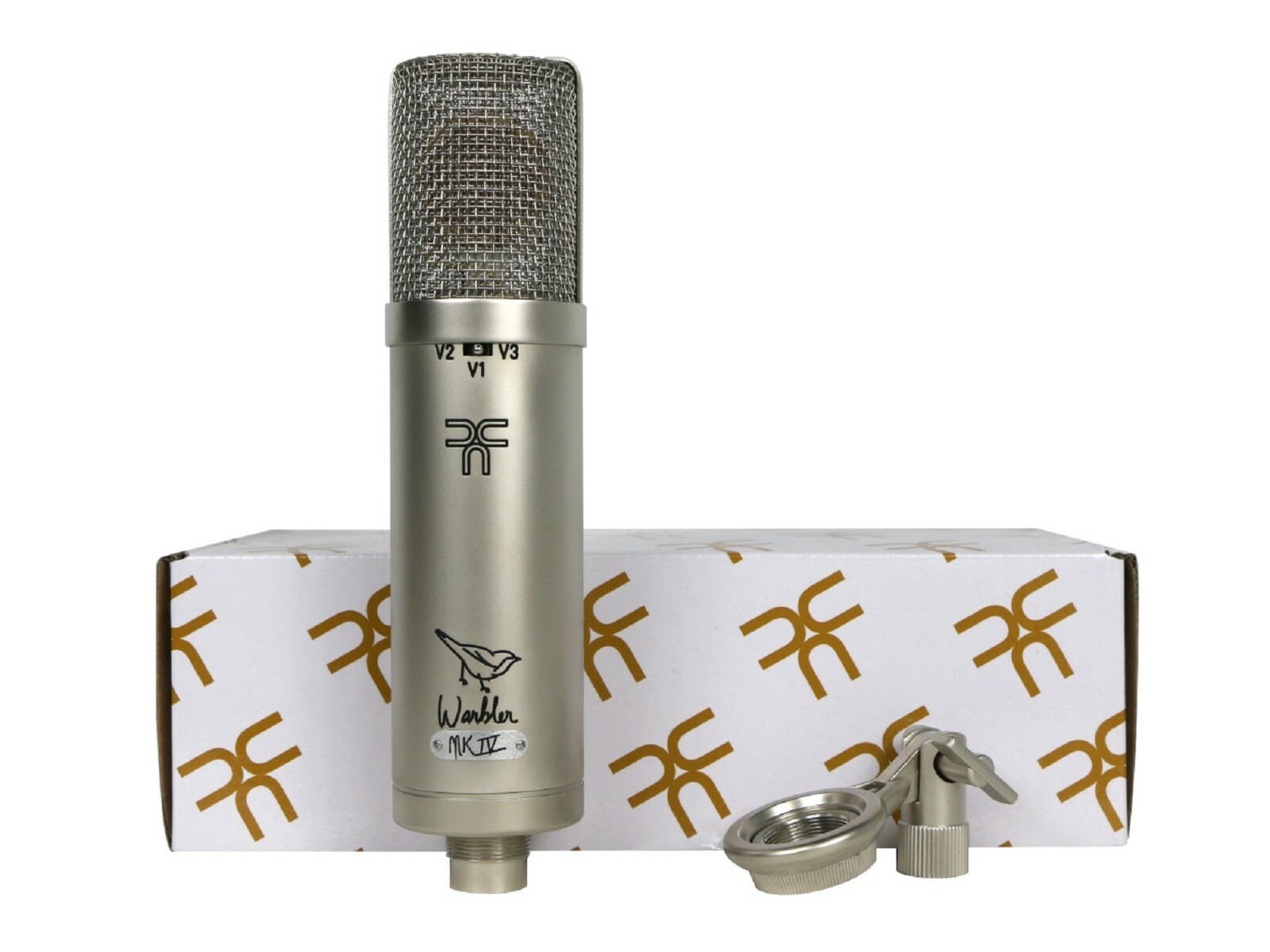 3U Audio Warbler MKIV Condenser Microphone Switchable Sound Style
