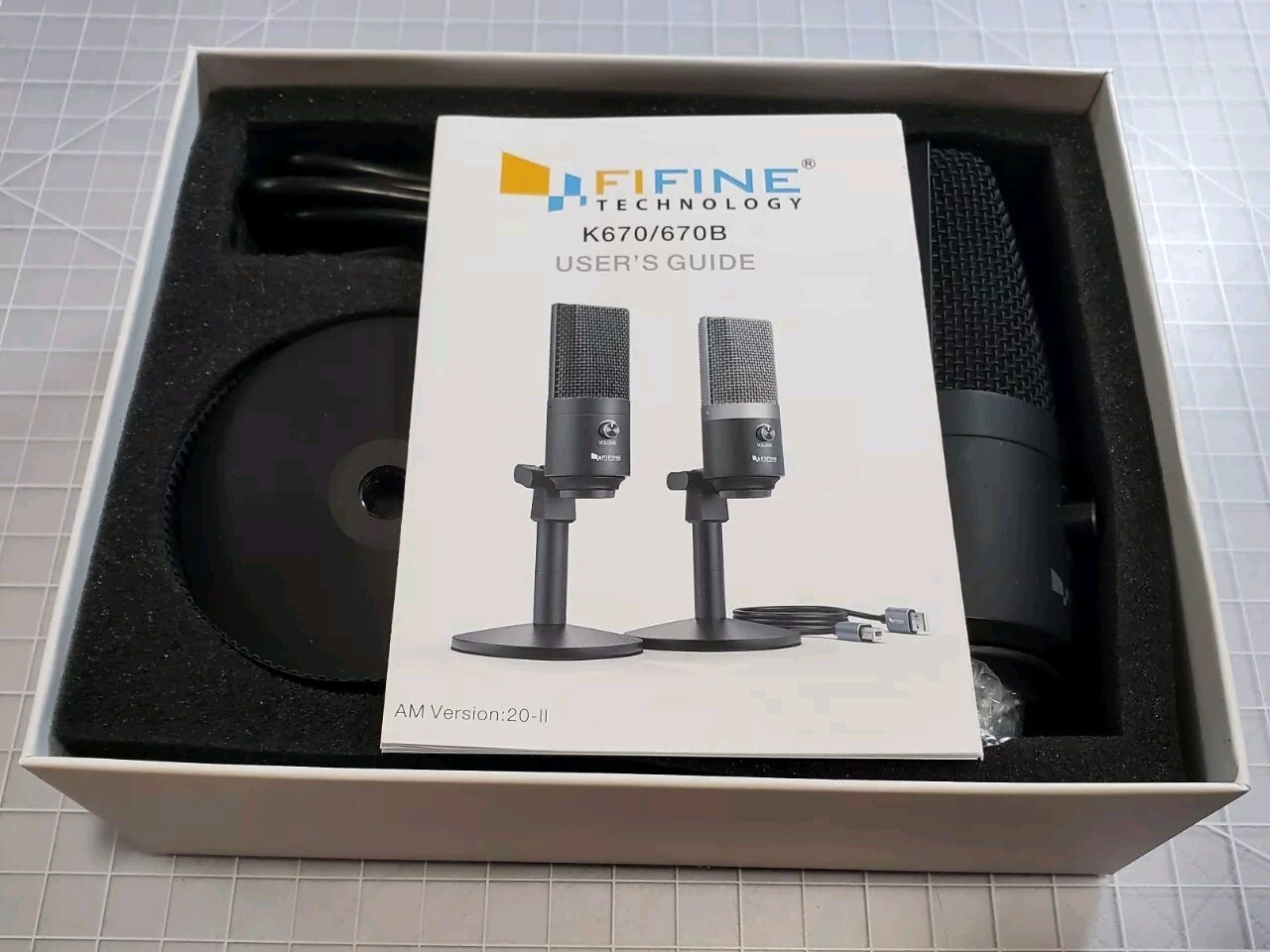 Fifine Microphone Podcast Youtube Discord K670B