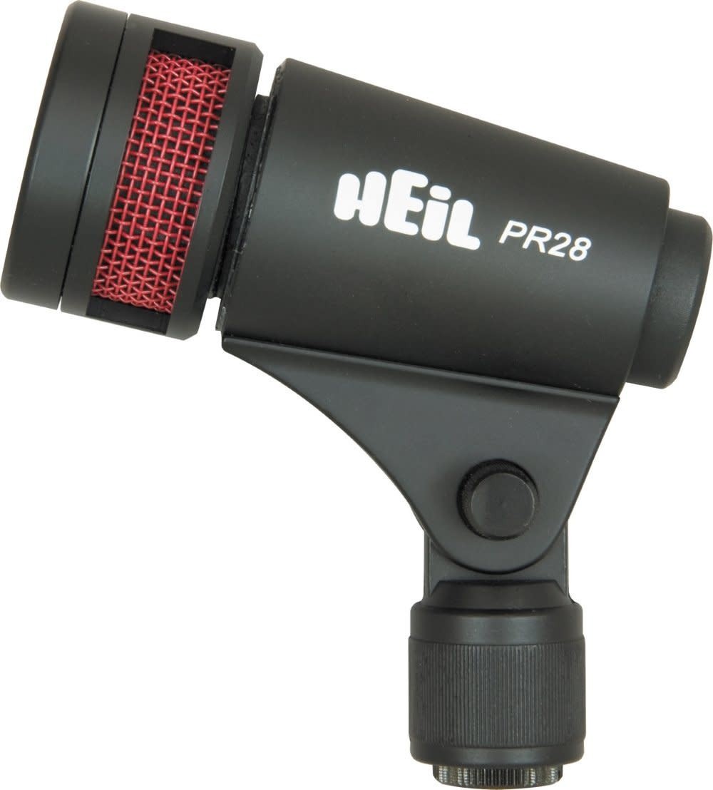 Heil PR28 Dynamic Drum/Instrument Microphone Bundle w/Cable and Geartree Cloth