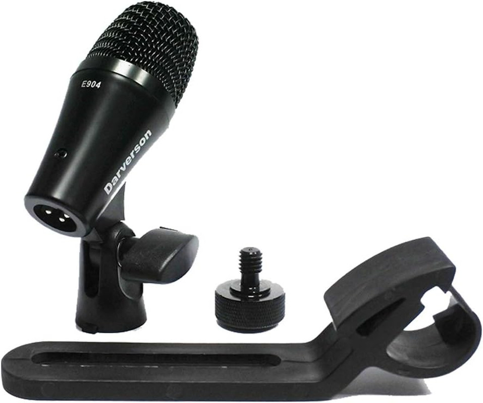 Cardioid Dynamic Tom Snare Drum Microphone Mic for Drum Kit Percussion Instrumen