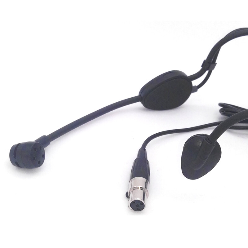 4PIN Headworn Wearing Headset Microphone For Shure Wireless BodyPack Transmitter