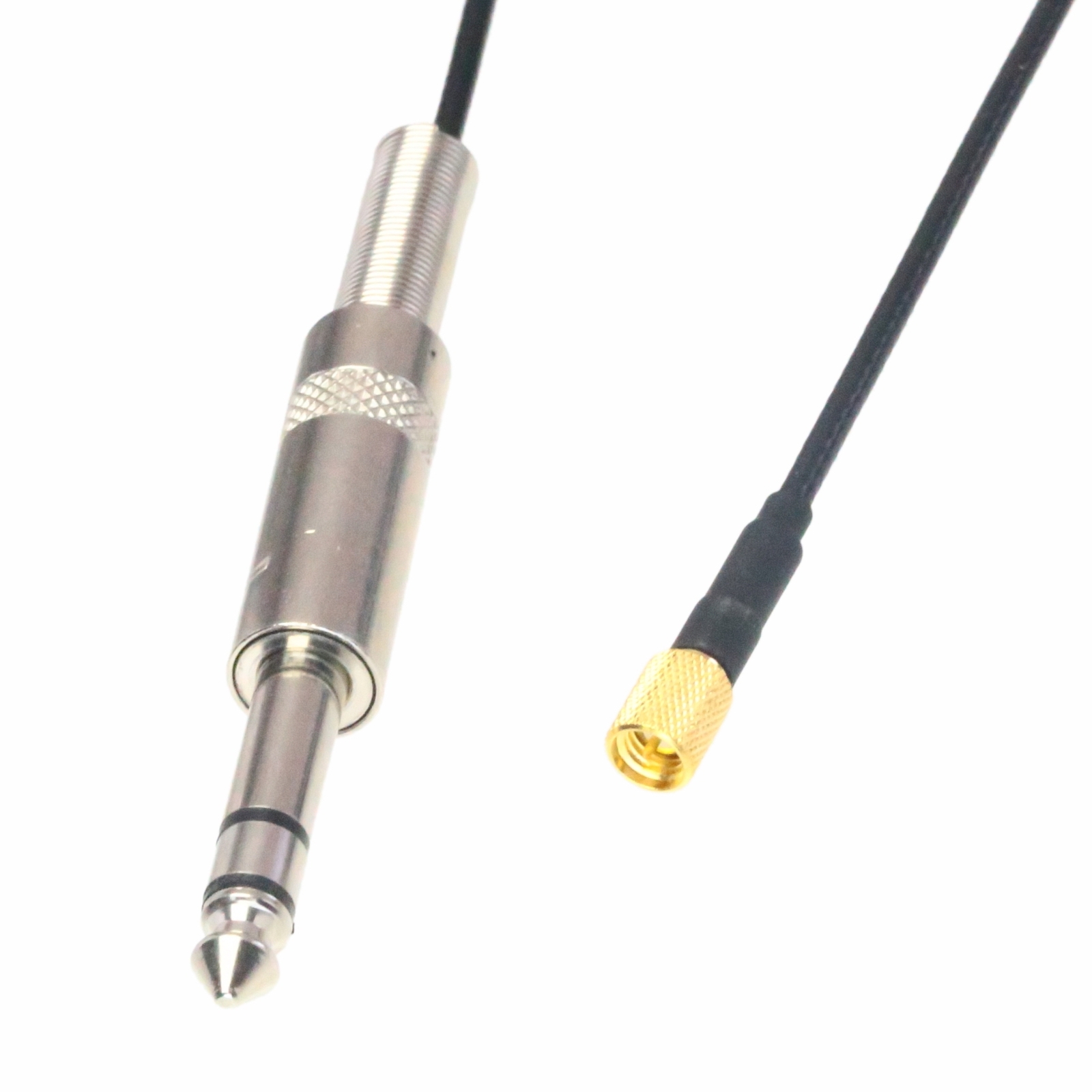 6.35mm 1/4″ to microdot plug cable for Wireless Audio Mic Transmitter Receiver