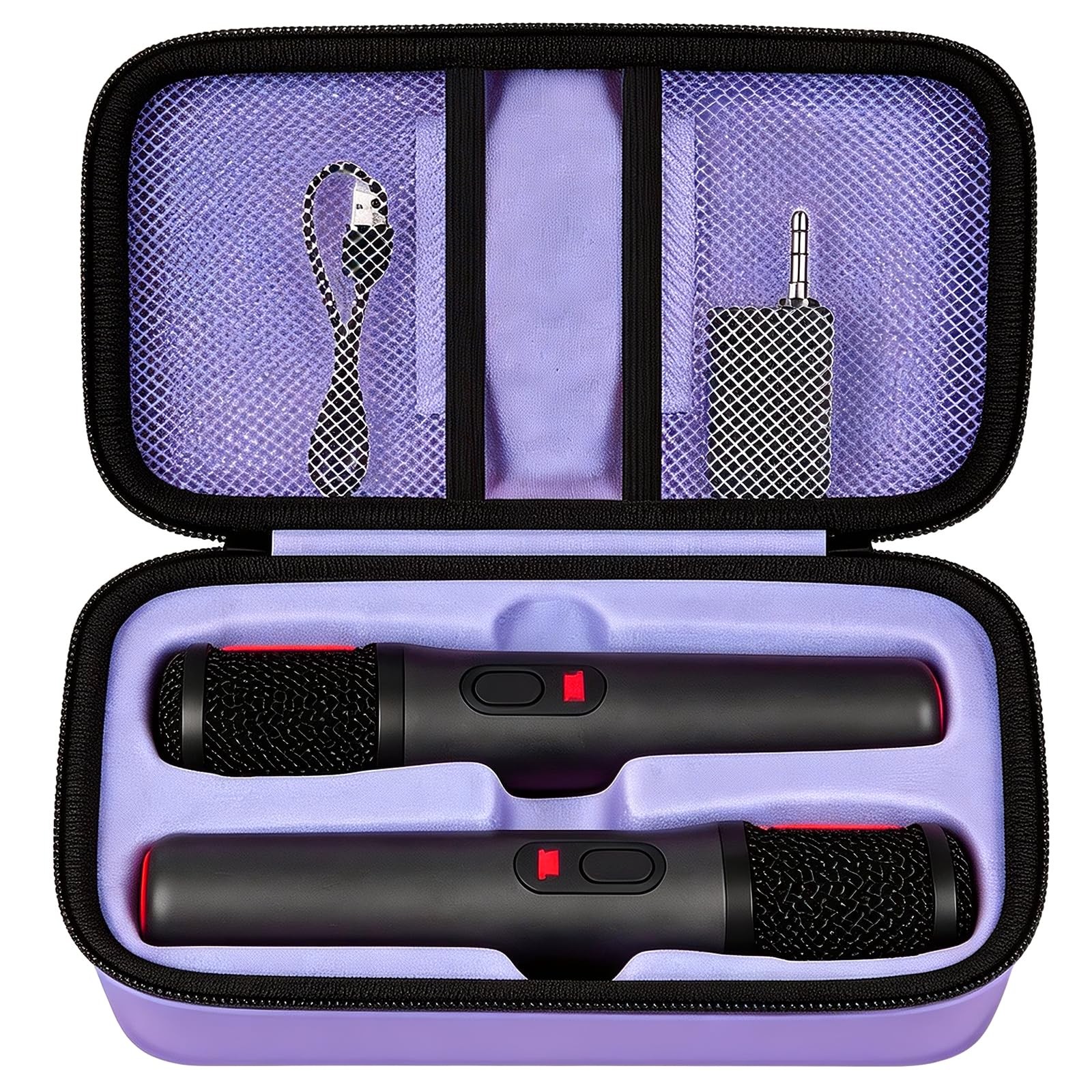Bluetooth Microphone Wireless Case with JBL PartyBox Wireless Mic – 2X Digita…