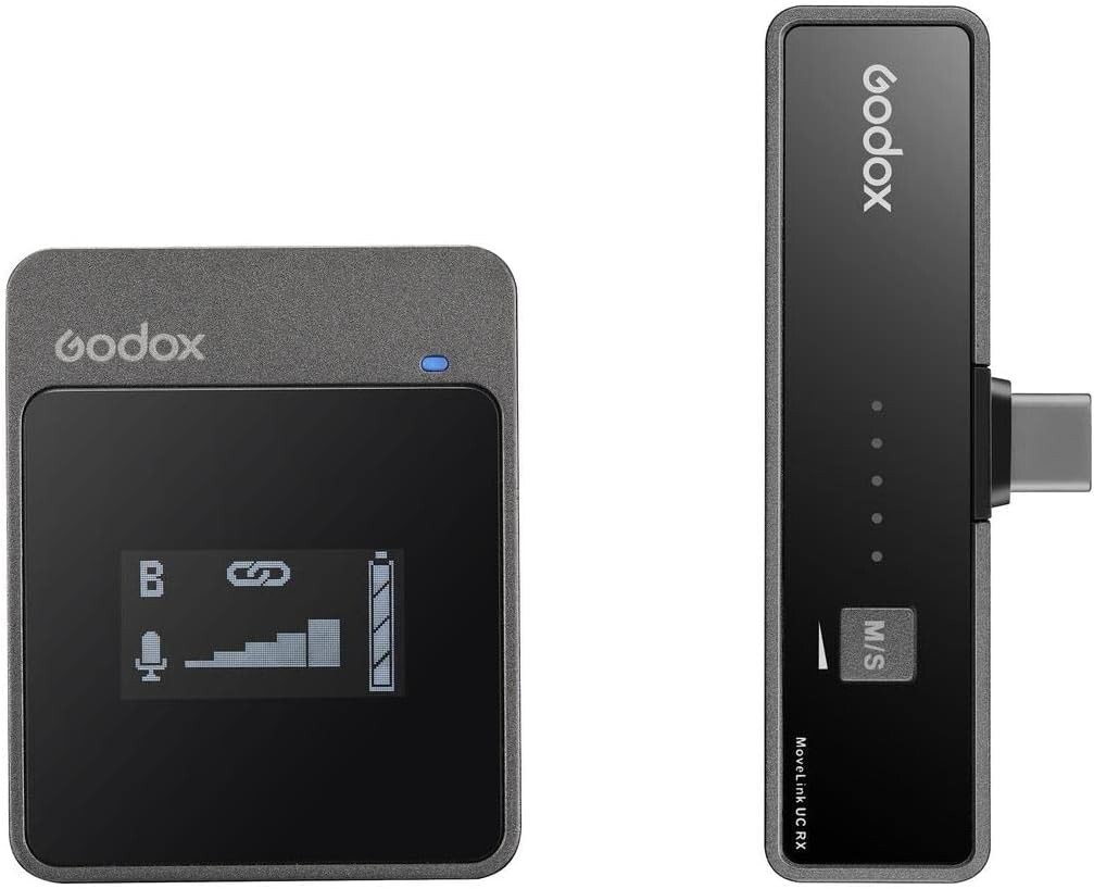 Godox MoveLink UC1 Compact Digital Wireless Microphone System for Smartphones