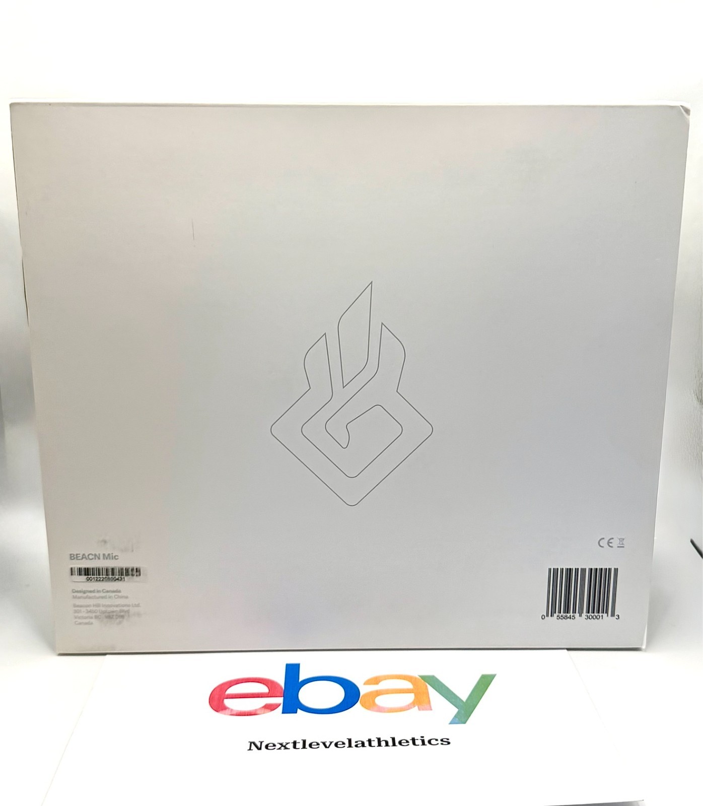 BEACN White Dynamic USB Microphone – Streaming RGB Mic for PC