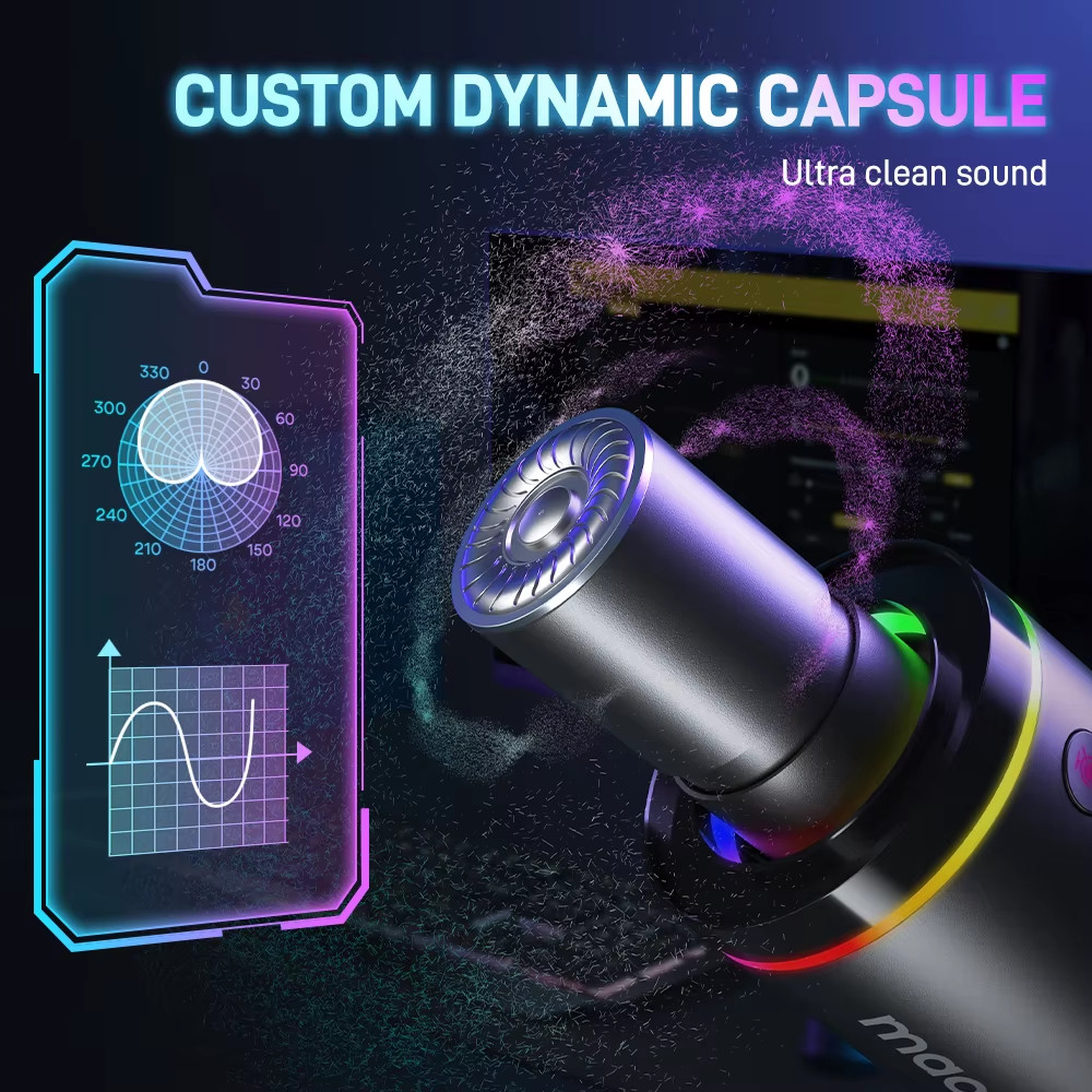 PD200X XLRUSB Dynamic Microphone for Gaming Recording Streaming Youtube Metal M