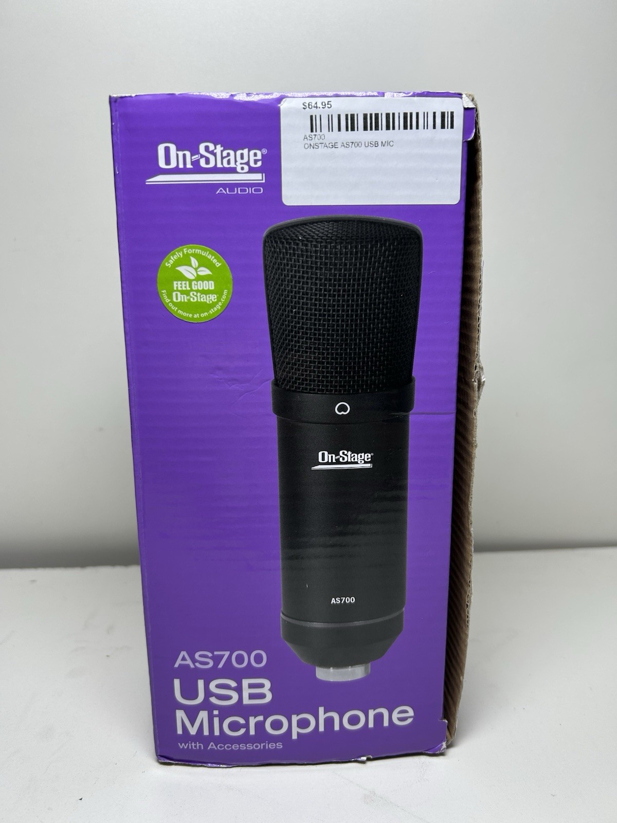 TESTED On-Stage Audio AS700 USB Microphone with Accessories (FREE S&H)!