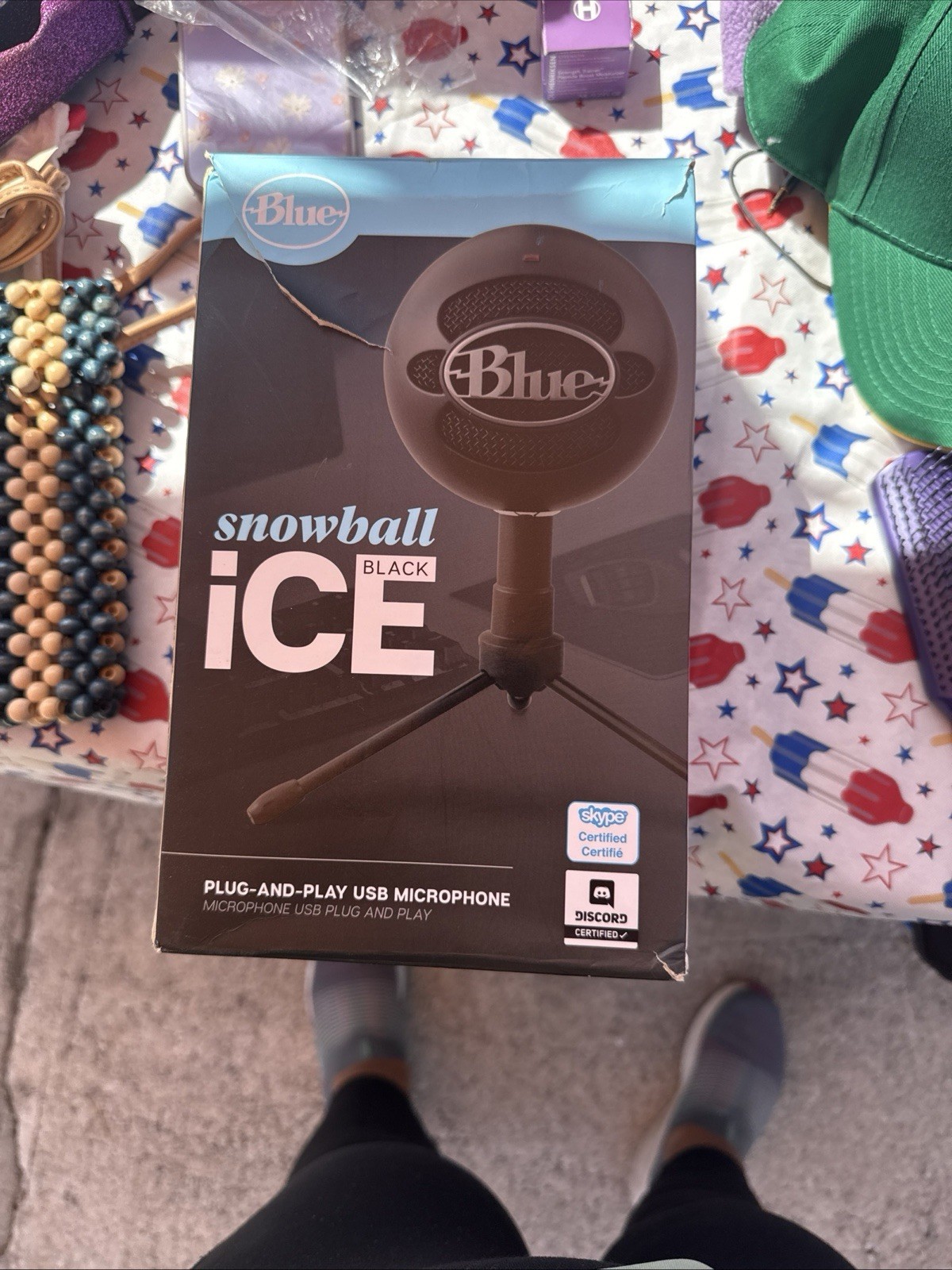 Snowball Ice Black USB Microphone