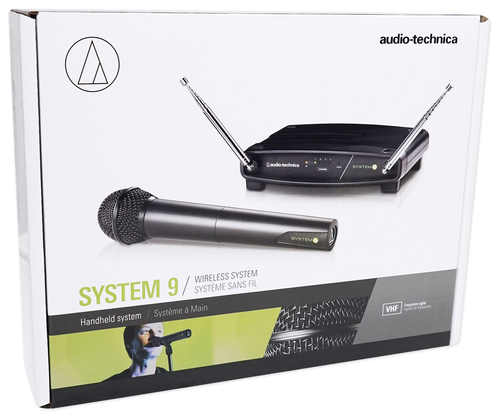 Audio Technica ATW-902a Wireless Handheld Microphone Mic 169.505 – 171.905 MHz