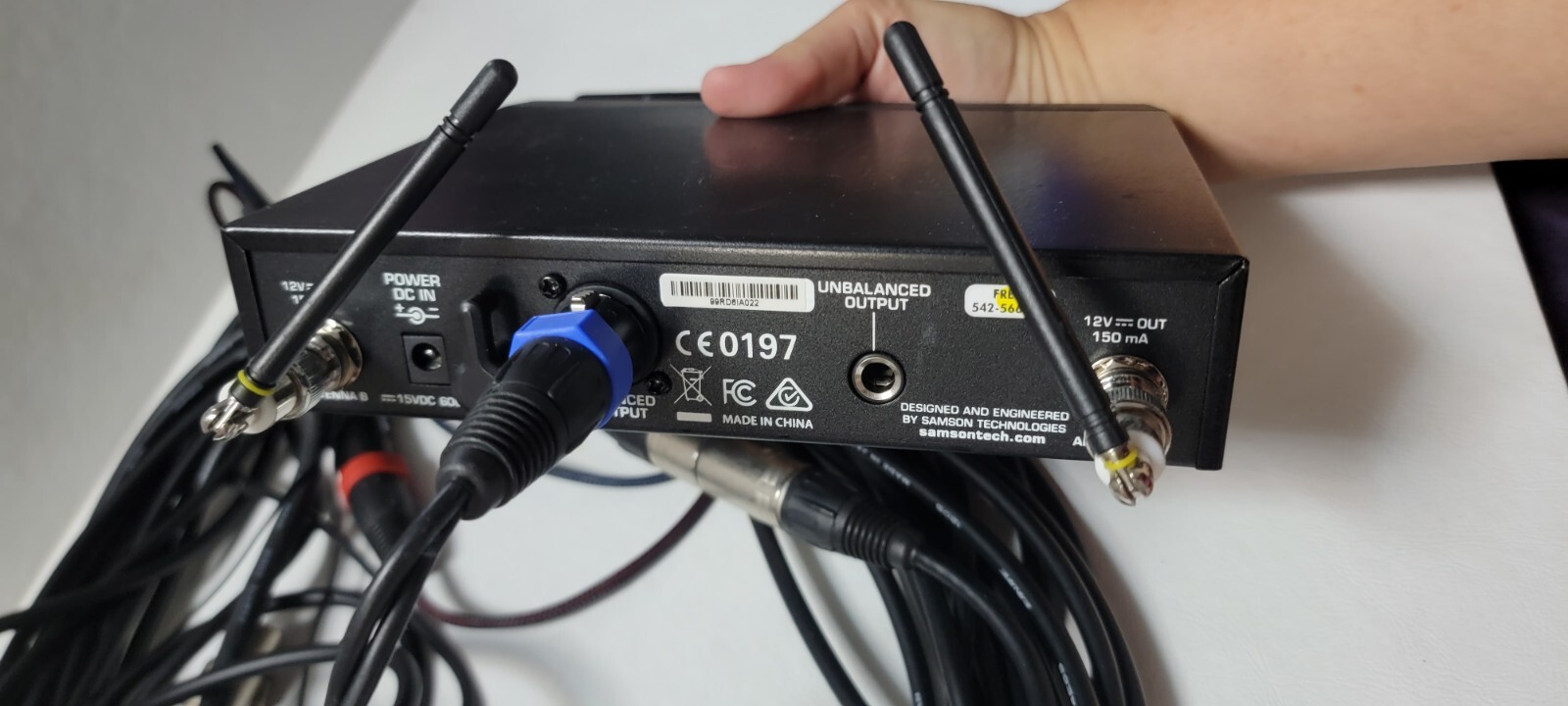 Samson CR99 UHF Wireless Microphone Receiver no power supply included