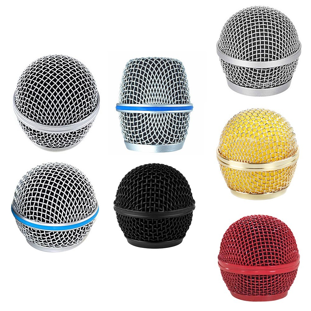 1 Pcs High-Quality Steel Replacement Mesh Head For 58 Microph For Shure Beta New