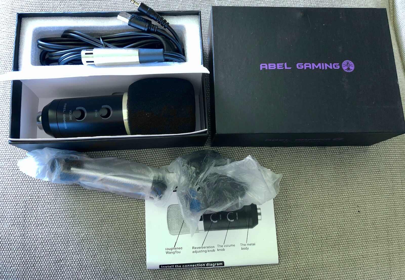 Abel Gaming Studio Vlogging Network K Song Dedicated Microphone NOS