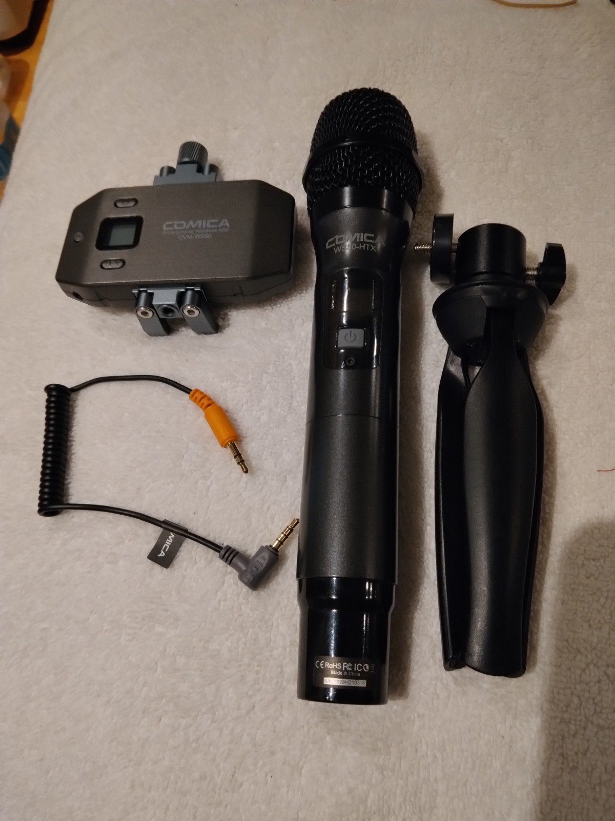 Wireless Microphone for Smartphone, Cdmica WS50HTX