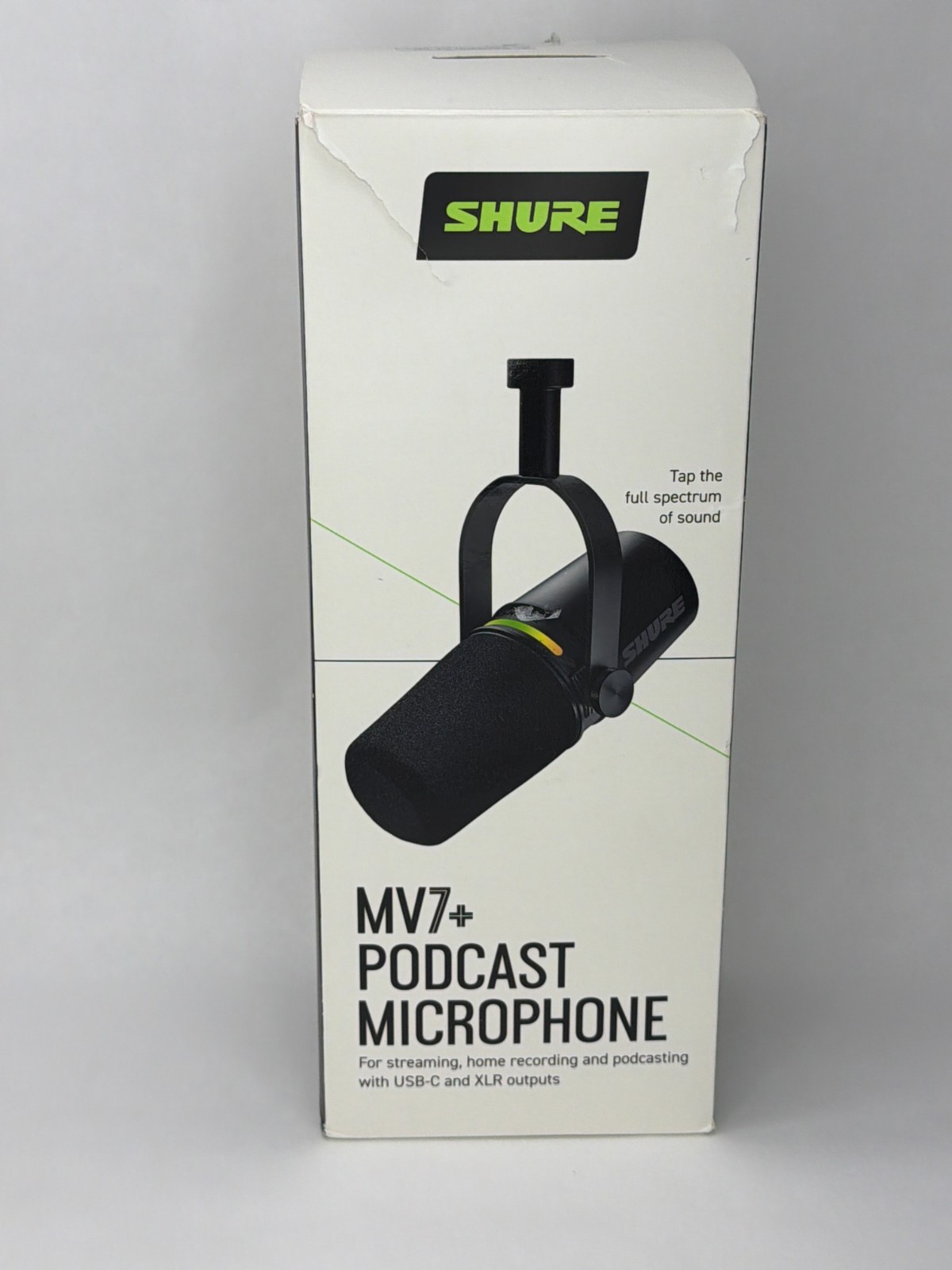 Shure MV7+ Podcast Microphone Enhanced Auto Level Audio Streaming Recording