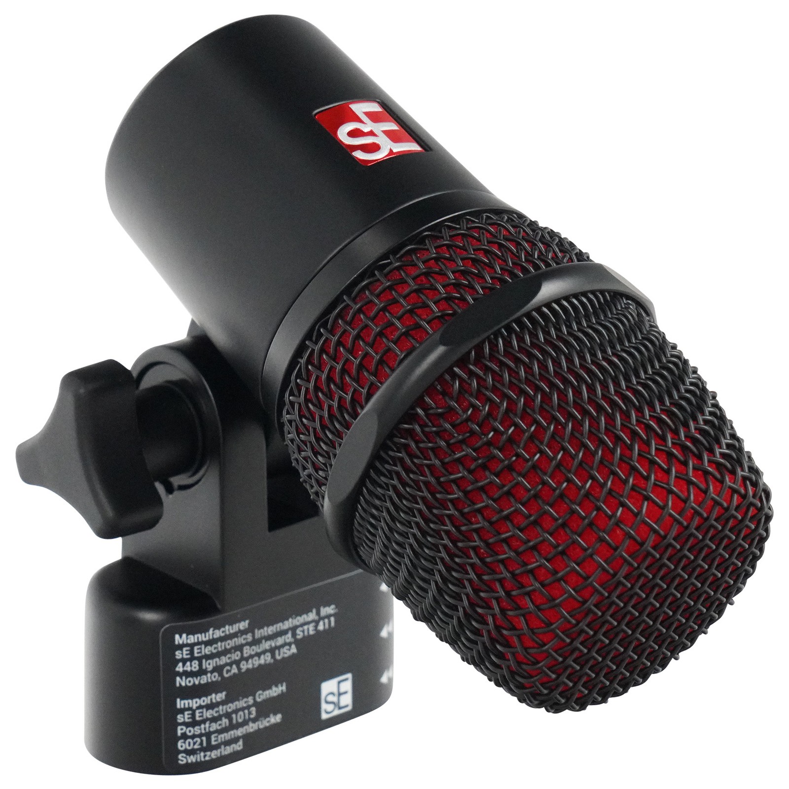 Se Electronics V BEAT Black Drum Microphone Toms/Snare/Percussion+Headphones