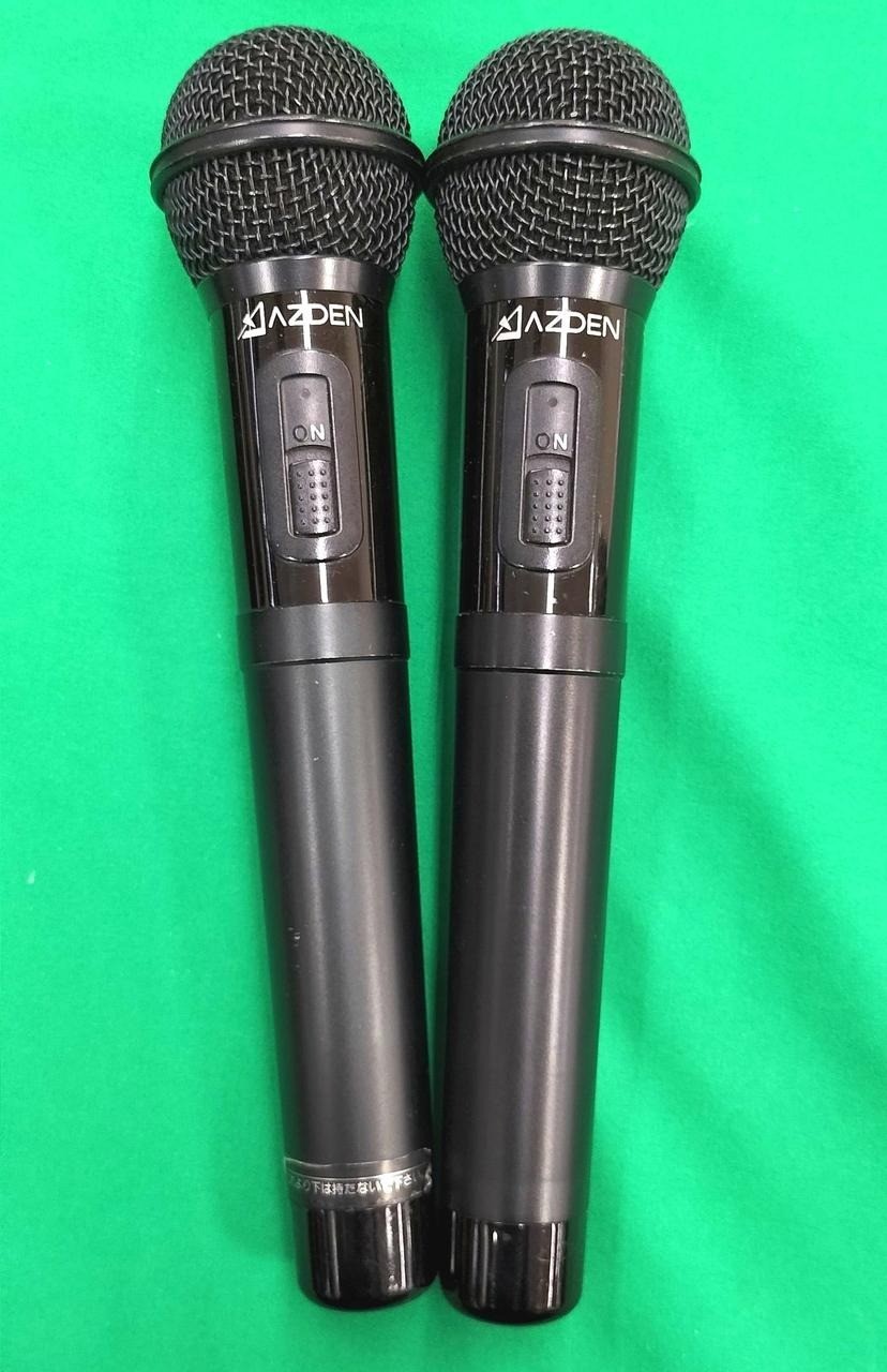 Azden Infrared Wireless Microphone System IRR-20J Receiver & 2 IRH-10 Mics Set