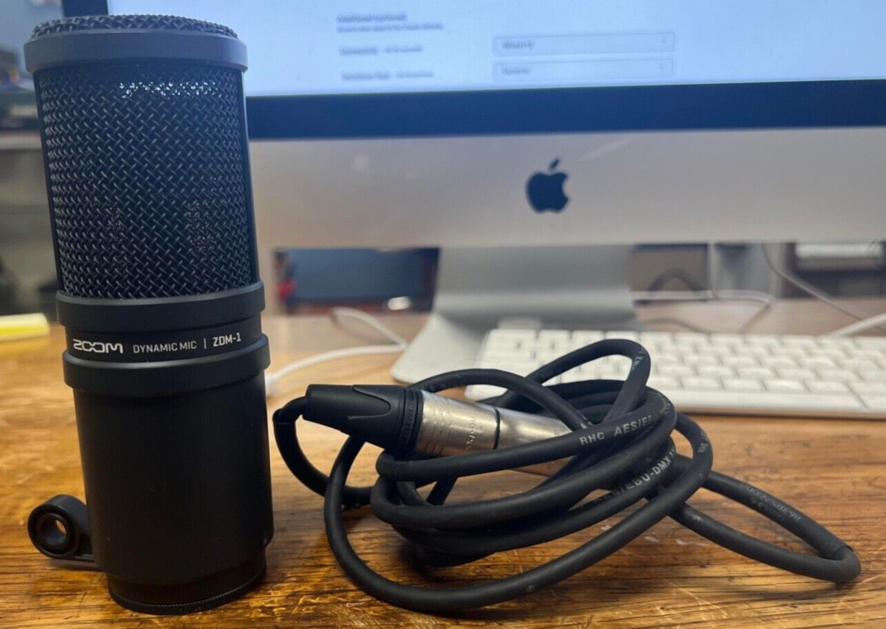 Zoom ZDM-1 Dynamic Microphone – Black