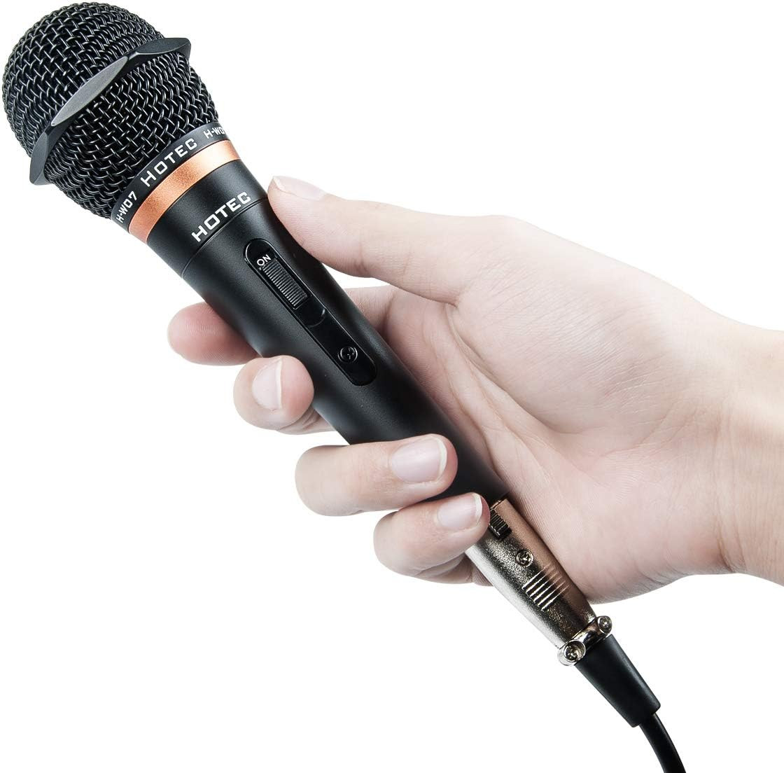 HOTEC Premium Vocal Dynamic Handheld Microphone with 19Ft Detachable XLR Cable a