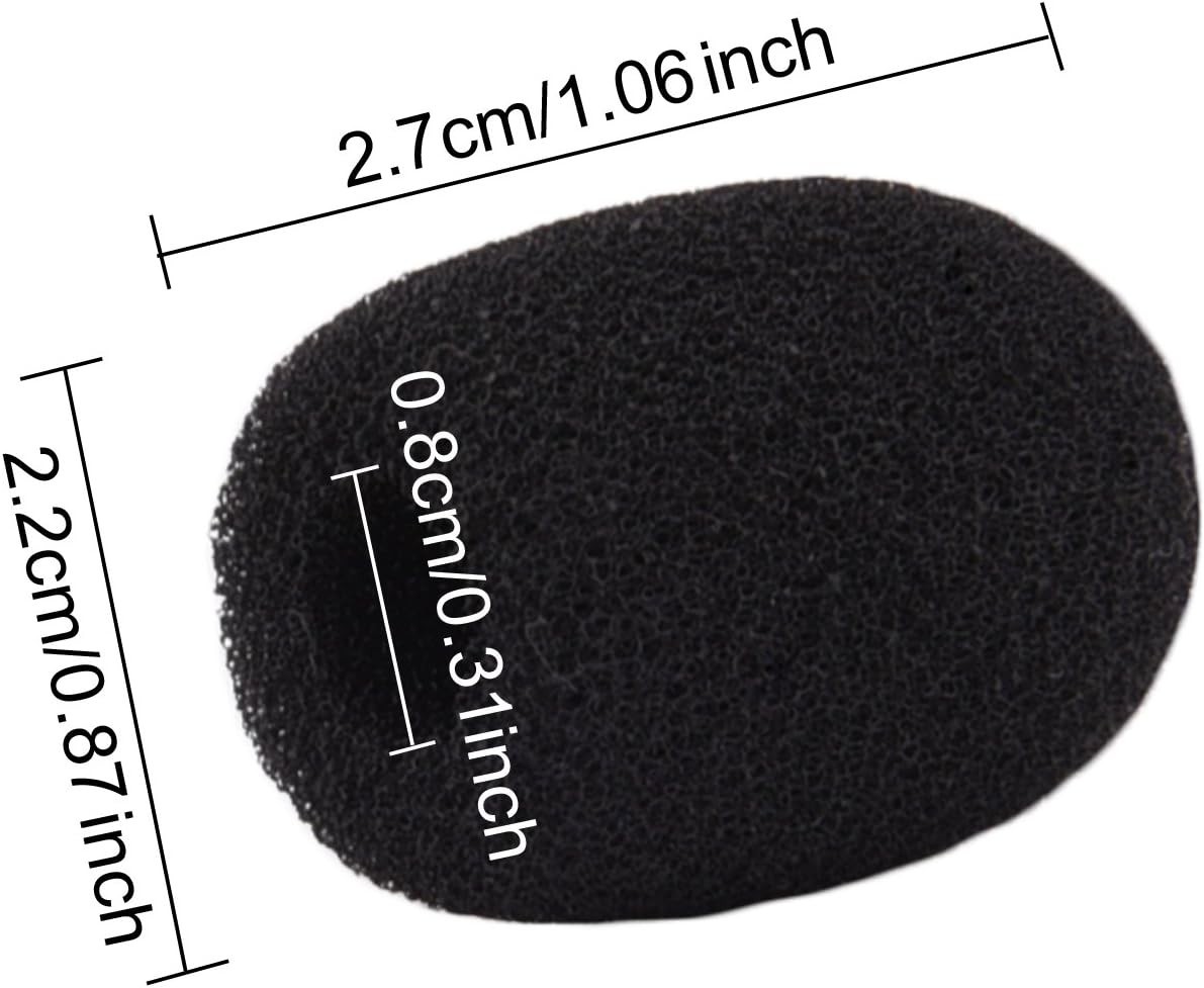 High-Performance Lapel Microphone Foam Windscreens – 10 Pack for Professionals