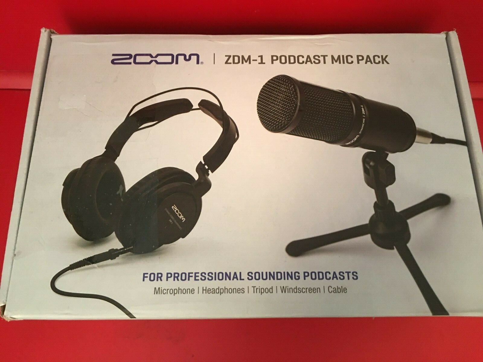 Zoom ZDM-1 Headphones and Mic PACK for Professional Podcasting