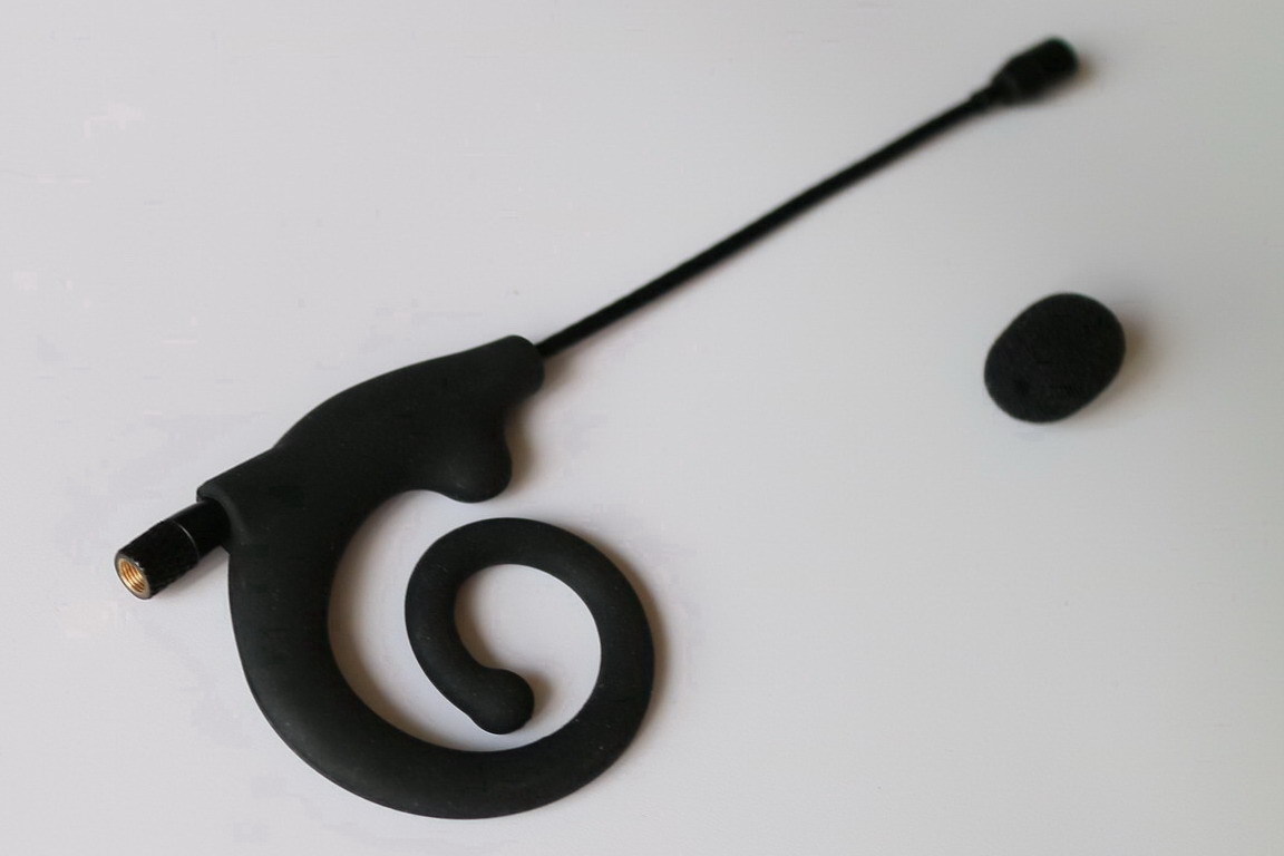 MICWL Ear Loop Face Headset Microphone For Audio-Technica Wireless Detachable
