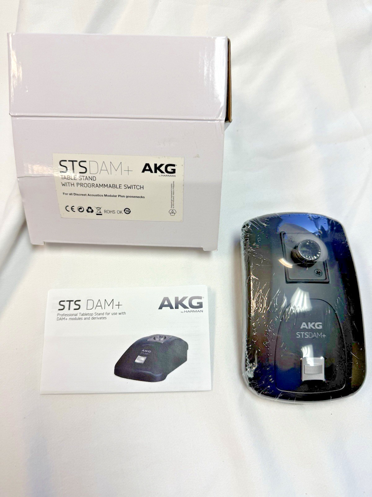 AKG STS DAM+ PROFESSIONAL TABLETOP STAND FOR USE WITH DAM+ MODULES AND DERIVATE