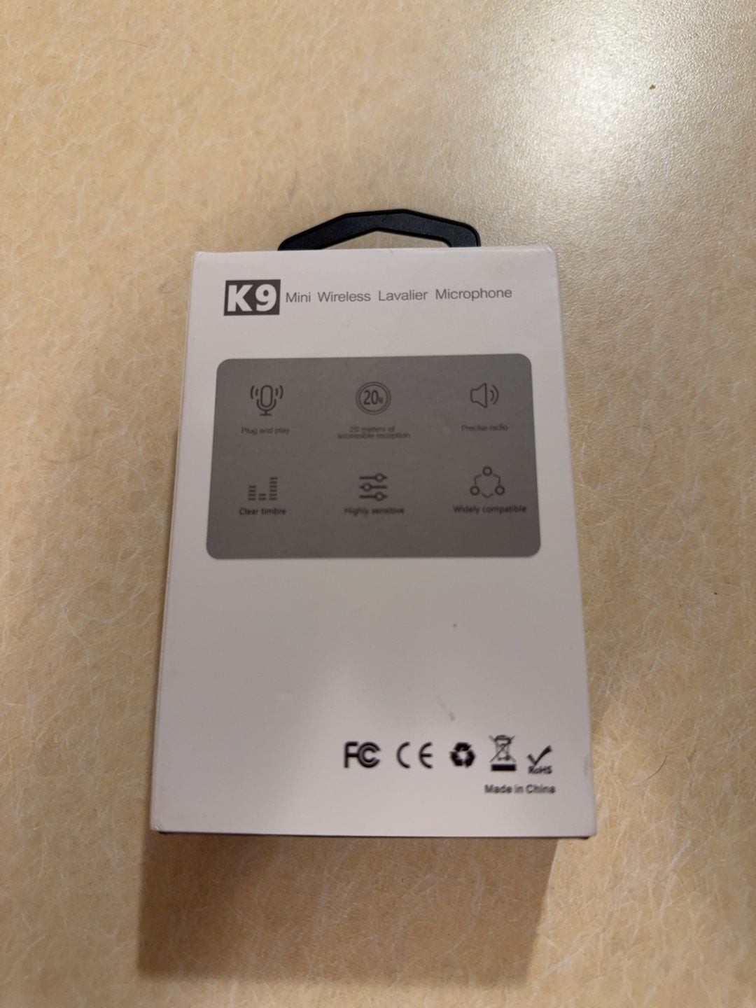 K9 Mini Wireless Lavalier Microphone System