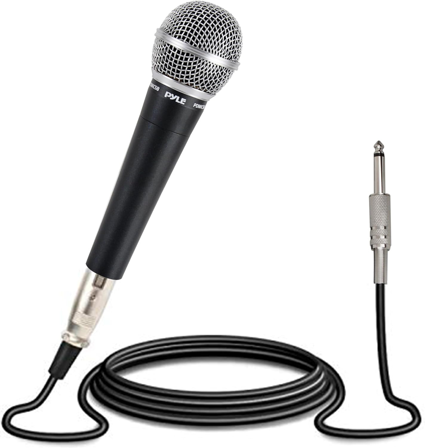 Microfono Pyle cardioide dinamico cable XLR incluido unidireccional construccion