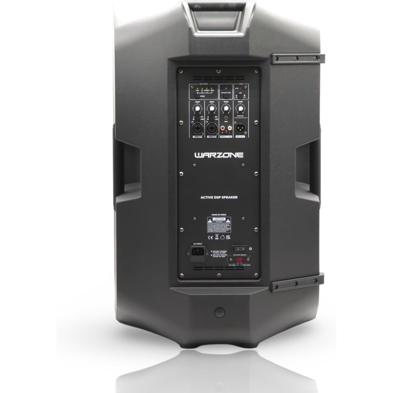 Warzone WPTS12-2200W Active DSP Powered PA Speaker, Bluetooth & TWS, 12”…